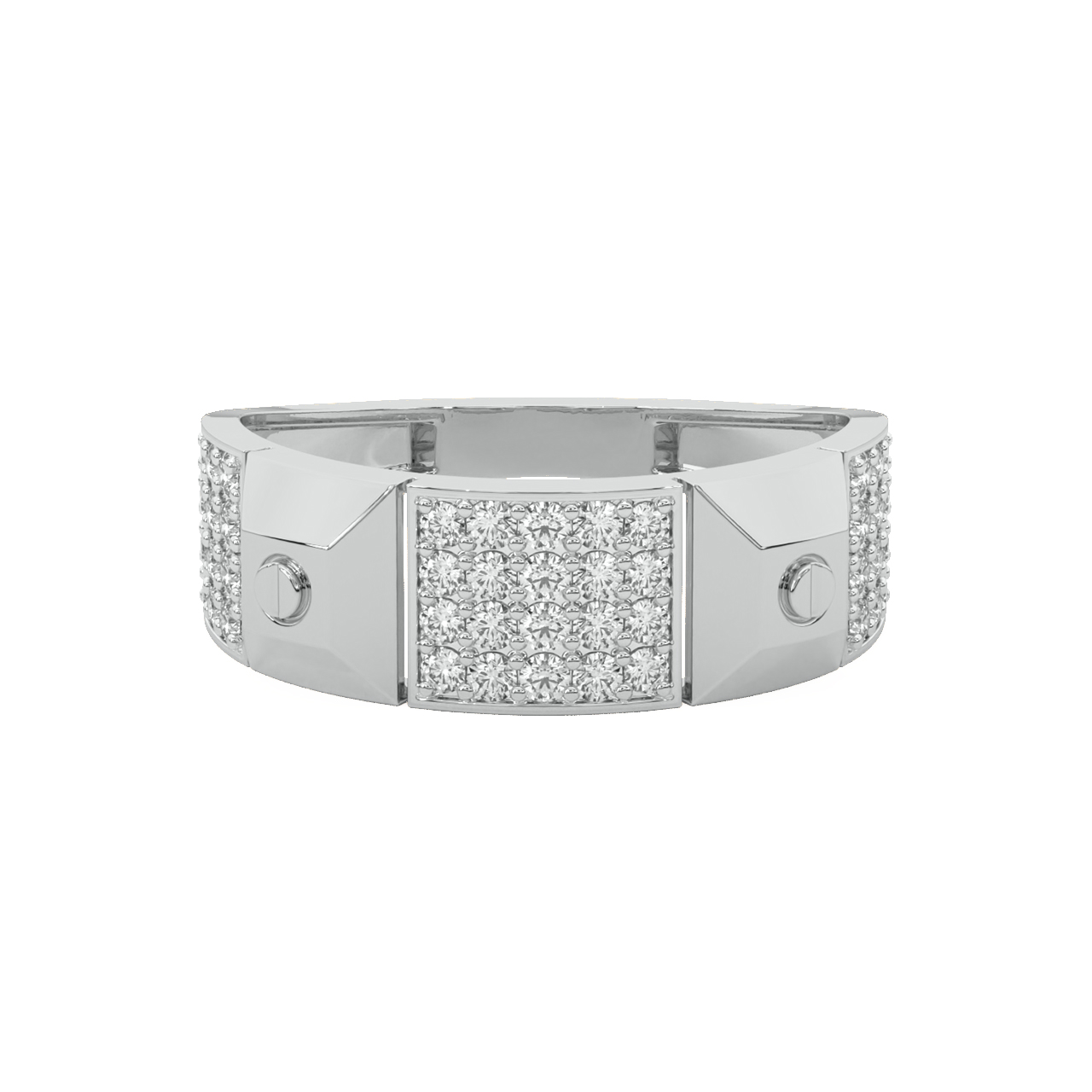 Citric Round Diamond Ring For Men